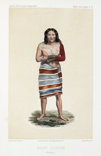 Indyjskie Guaycuru, ok. 1843-1 autorstwa Unbekannt