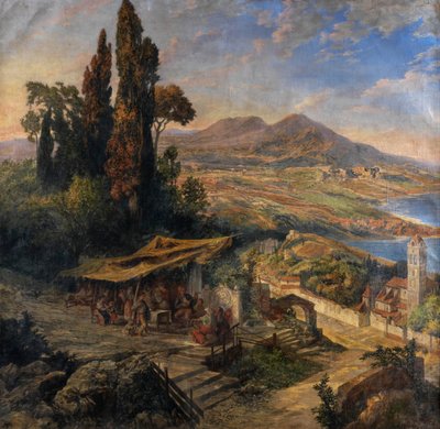 Zatoka Neapolitańska 19c autorstwa Unbekannter Künstler