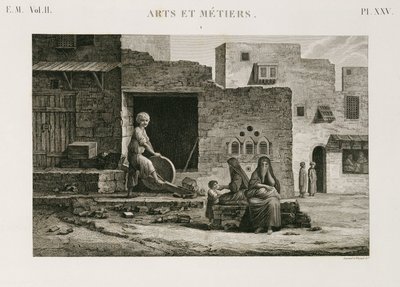 Sprzęt i wyroby żelazne Szlifierka do noży, Egipt, ok. 1798 r. autorstwa Unbekannt