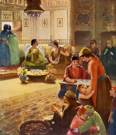 Harem autorstwa Unbekannter Künstler