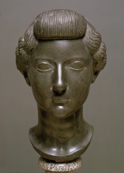 Głowa Liwii Drusilla (56 pne-29 ne) Roman, ok. 30 pne (bazalt) autorstwa Unbekannt