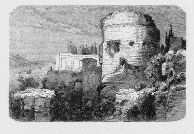 Historia starożytnego Rzymu. Starożytna wieża wzgórza Palatyn autorstwa Unbekannt
