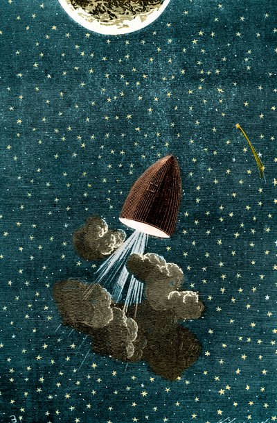 Ilustracja do książki Juliusza Verne