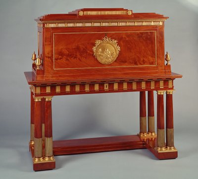 Sekretarzyk z mahoniu cesarskiego, David Roentgen (1743-1807), niemiecki autorstwa Unbekannt