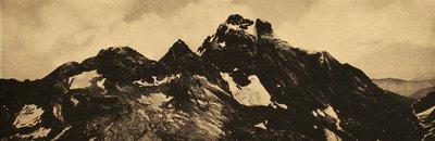 Włoskie krajobrazy w Boskiej Komedii: "Monviso" (Par. VI, 49-51) autorstwa Unbekannter Künstler