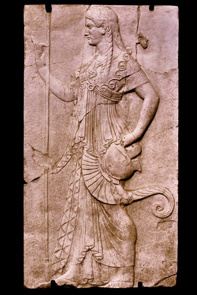 Włochy: Stanowisko archeologiczne Herkulanum u podnóża Vesuve: Sacellum Czterech Bogów autorstwa William M. Timlin
