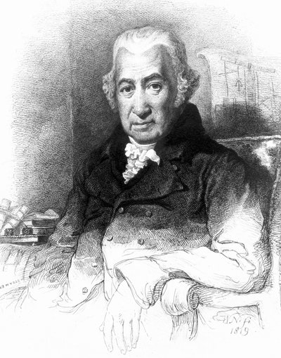 James Watt, szkocki inżynier, początek XIX wieku autorstwa Unbekannt