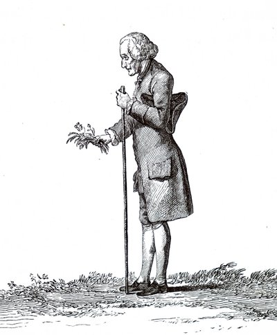 Jean-Jacques Rousseau. autorstwa Unbekannt
