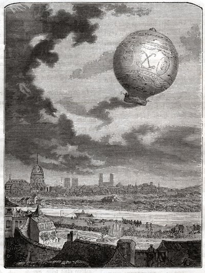 Jean Francois Pilatre de Rozier. autorstwa Unbekannter Künstler