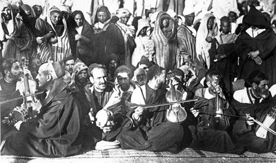 Muzycy żydowscy w Maroku, ok. 1900 (fotolit) autorstwa Unbekannt