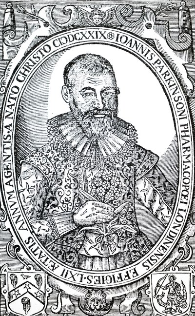 Johna Parkinsona. autorstwa Unbekannt