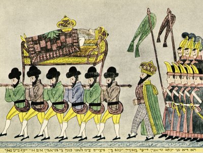 Os irmãos de José carregam Jacó do Egito - Biblepolish autorstwa Unbekannter Künstler