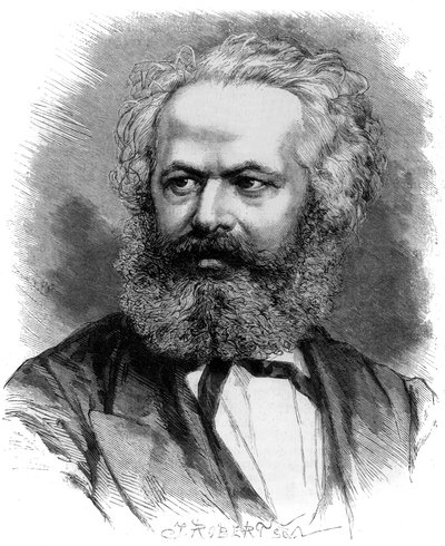 Karol Marks (Grawerowanie autorstwa Unknown