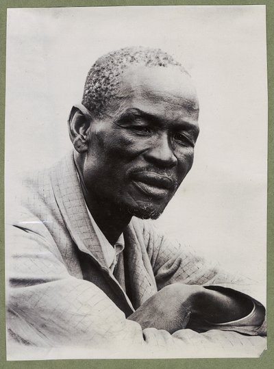 Khama, ok. 1910 (odbitka żelatynowo-srebrowa) autorstwa Unbekannt