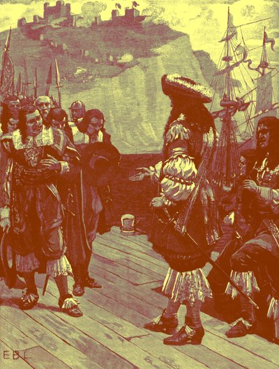 Desembarque de Carlos II em Doverpolish autorstwa Unbekannter Künstler