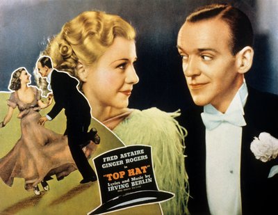 Top Tancerz Marka Sandricha w TOP HAT z Ginger Rogers, Fred Astaire autorstwa Unbekannt