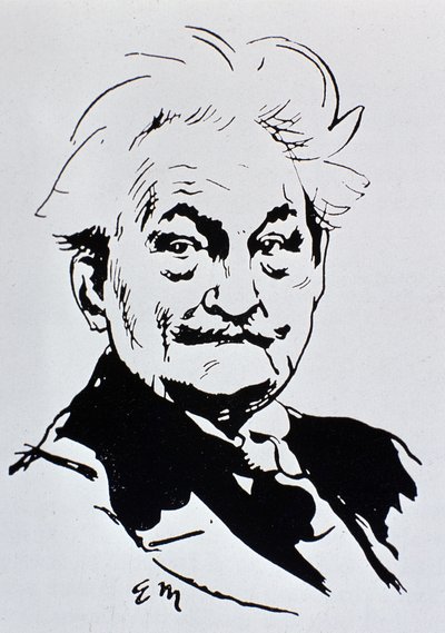 Leoš Janáček (tusz na papierze) autorstwa Unbekannt