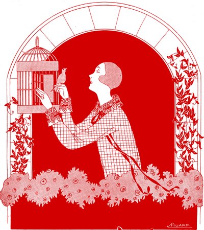 Les Modes de la Femme de France maj 1925 r. autorstwa Unbekannter Künstler