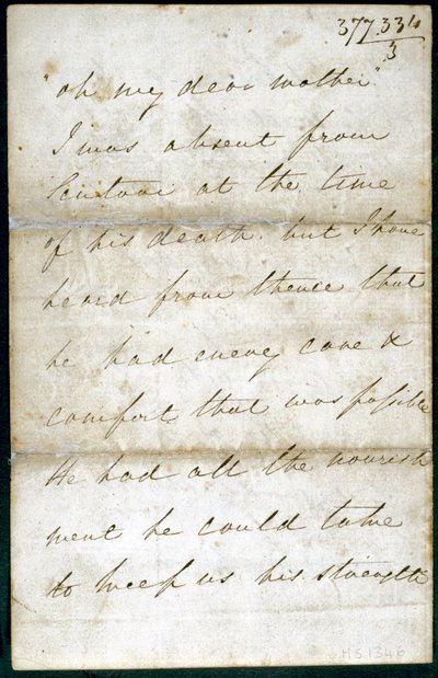 List Florence Nightingale, maj 1856 autorstwa Unbekannt