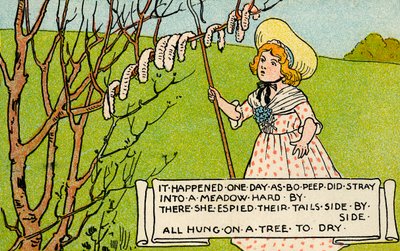 Little Bo Peep - autorstwa Unbekannter Künstler