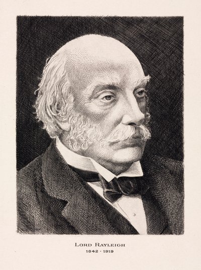 Lord Rayleigh, angielski matematyk i fizyk autorstwa Unbekannt