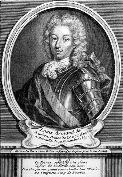 Louis Armand II, książę Conti - Louis-Armand de Bourbon-Conti (1695-1727) - Louis Armand de Bourbon, książę Conti (ur. 1695 w Wersalu) autorstwa William M. Timlin