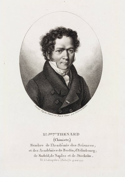 Louis Jacques Thenard, francuski chemik autorstwa Unbekannt