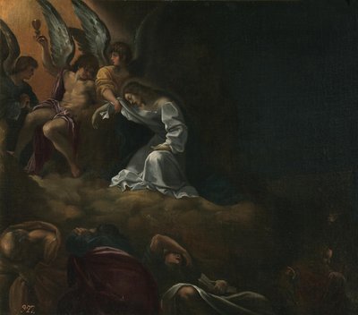 Ludovico Carracci - Oracja w ogrodzie autorstwa Unbekannter Künstler