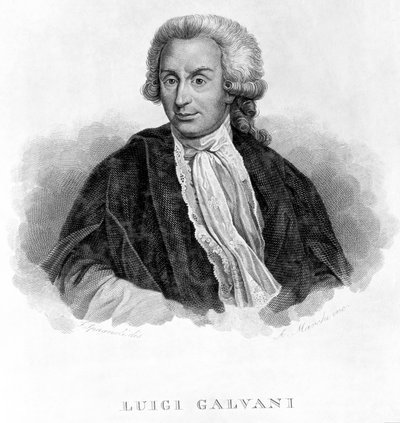 Luigi Galvani, włoski fizjolog, ok. 1770 autorstwa Unbekannt