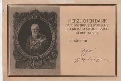 Luitpold Karl Joseph Wilhelm z Bawarii autorstwa Unbekannter Künstler