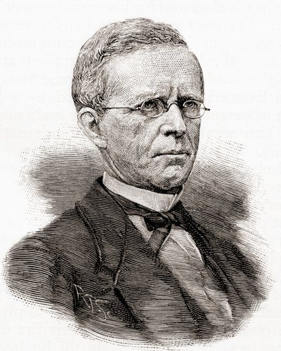 Lyman Trumbull, z The Century Magazine, opublikowane 1887 (grawerowanie) autorstwa Unbekannter Künstler