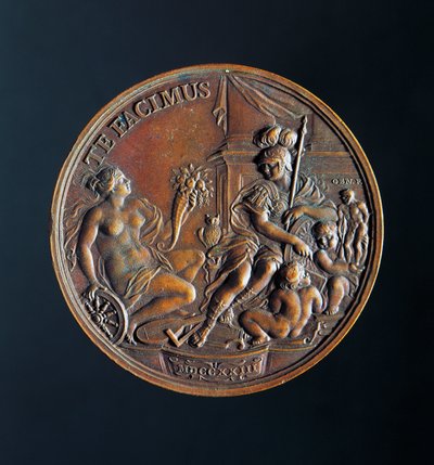 Medal Doży Alvise III Sebastiano Mocenigo (1662-1732) autorstwa Benjamin Baud