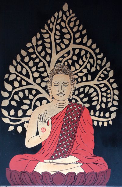 Medytujący Budda Paryż Francja autorstwa Unbekannt
