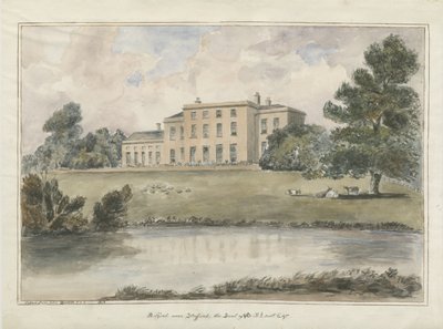 Milford House: malowanie akwarelą, 1848 autorstwa Unbekannt