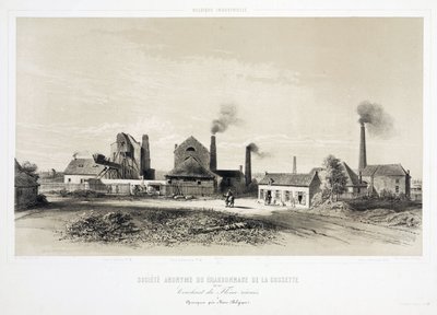 Górnictwo, Coal De la Cossette Coalmining Company, Belgia autorstwa Unbekannt