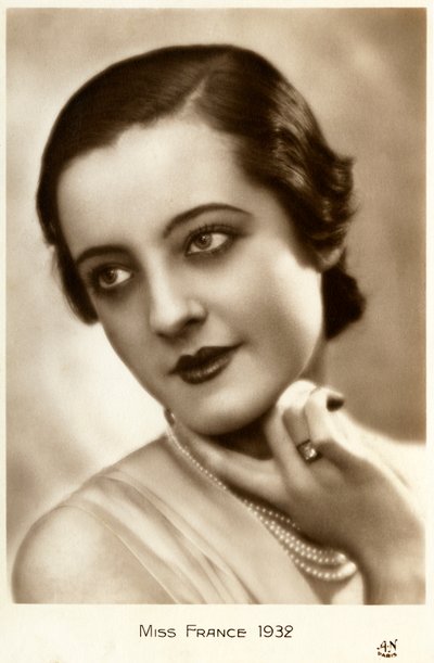 Miss Francji 1932 (pocztówka) autorstwa Unbekannt
