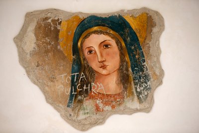 Sanktuarium Montevergine, Palmariggi, Włochy, "Wszystko piękne" fresk Matki Boskiej (zdjęcie) autorstwa Unbekannt