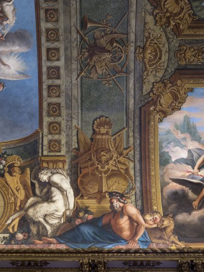 Postacie mitologiczne. Malowany wystrój autorstwa Francois Perrier (1594-1649) autorstwa Unbekannt