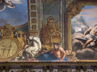 Postacie mitologiczne. Malowany wystrój autorstwa Francois Perrier (1594-1649) autorstwa Unbekannt