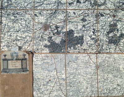Wojna napoleońska. Mapa Sztabu Napoleona I autorstwa Unbekannt