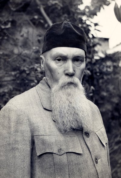 Nicolas Roerich, Naggar, Indie, s.1936-42 (zdjęcie czarno-białe) autorstwa Unbekannt