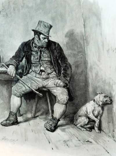 Oliver Twist, Charles Dickens - ilustracja autorstwa Unbekannter Künstler