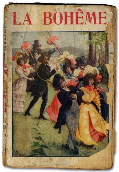Libretto opery La Boheme autorstwa Giacomo Pucciniego. 1896 (druk) autorstwa Unbekannter Künstler