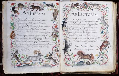 Kartki z Albumu Amicorum Philippa Hainhofera, 1596-1633 autorstwa Unbekannt