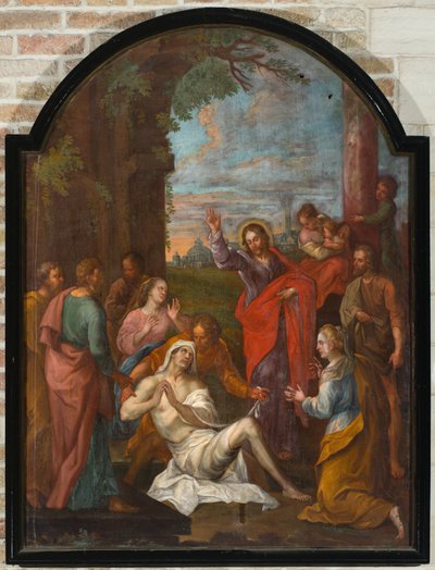 Igreja Paroquial. Interior. Pintura. Ressuscitando Lázaro (?).polonês autorstwa Unbekannter Künstler