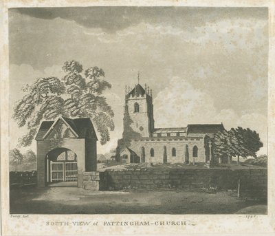 Pattingham Church: grawerunek akwatinty, 1796 autorstwa Unbekannt