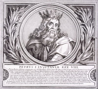 Pedro I Portugalii (lito) autorstwa Unbekannt