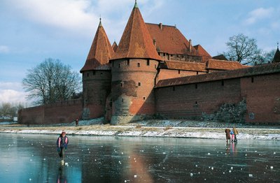 Polska, województwo pomorskie, Malbork, zamek, gotycka twierdza zbudowana przez Zakon Krzyżacki autorstwa Benjamin Baud