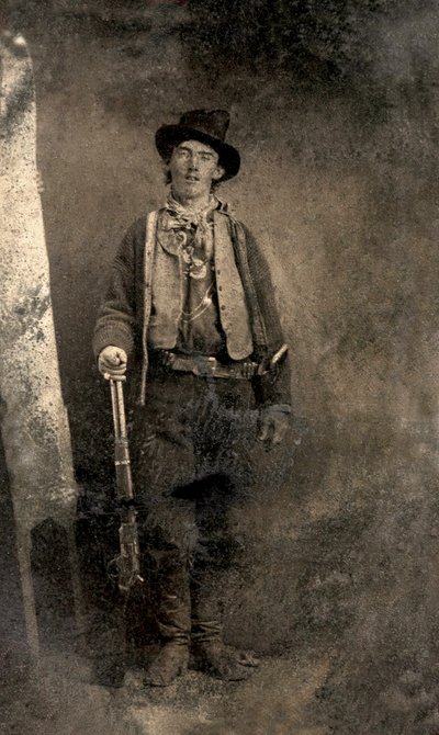 Portret Billy the Kid, Fort Sumner. 1879 (zdjęcie) autorstwa Juste Lisch