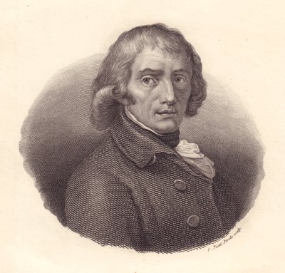 Portret włoskiego poety Giuseppe Pariniego (1729-1799), miedzioryt autorstwa Piottiego z rysunku Andrei Appiani autorstwa William M. Timlin